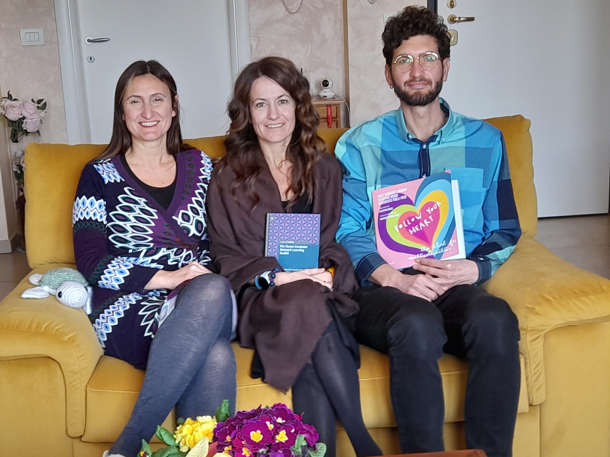 Giulia, Margherita e Pietro