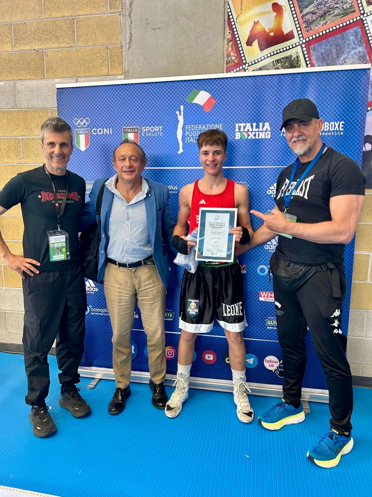 beltramone vince l'oro boxe giovanile
