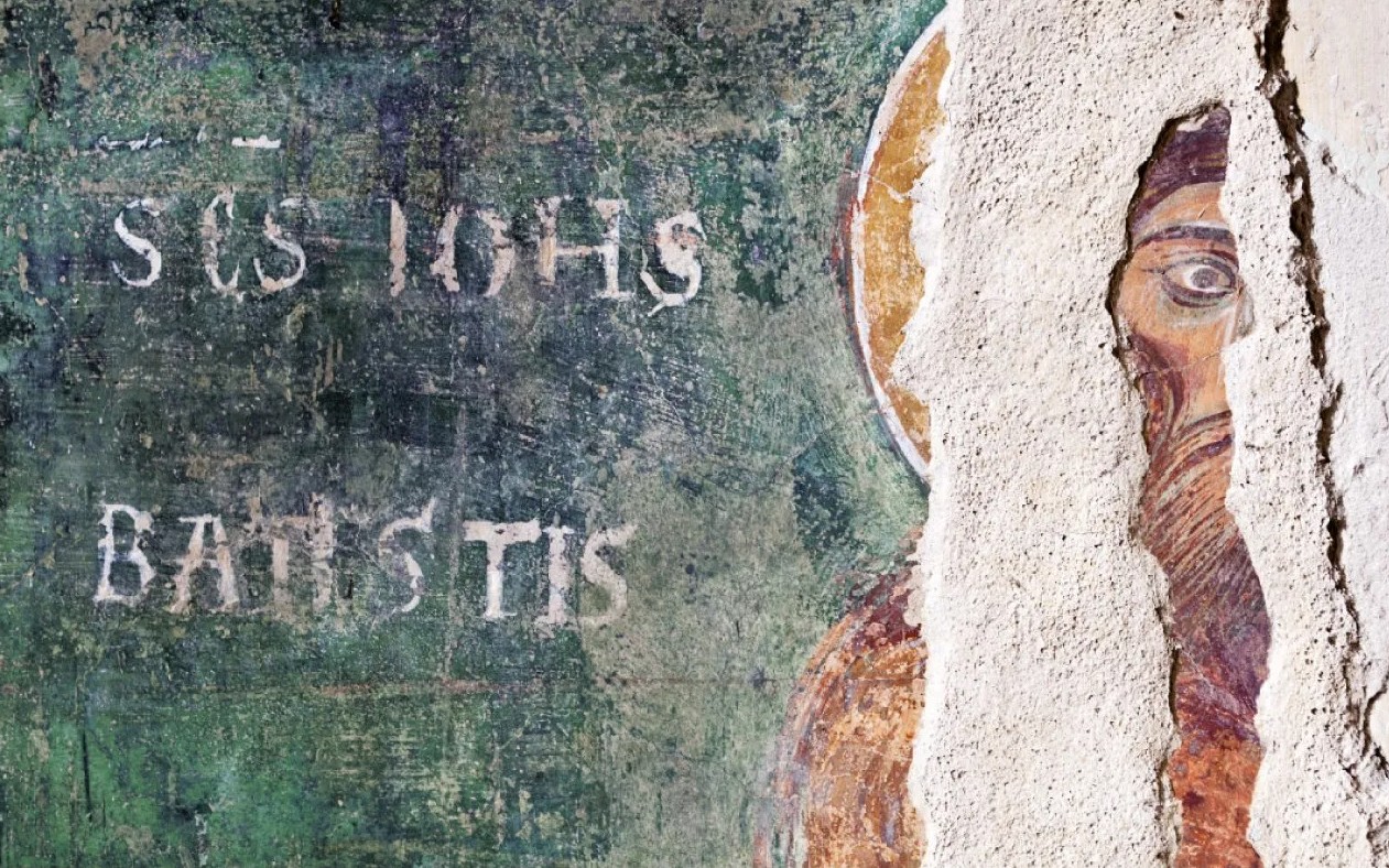 San Costanzo Al Monte-affresco interno