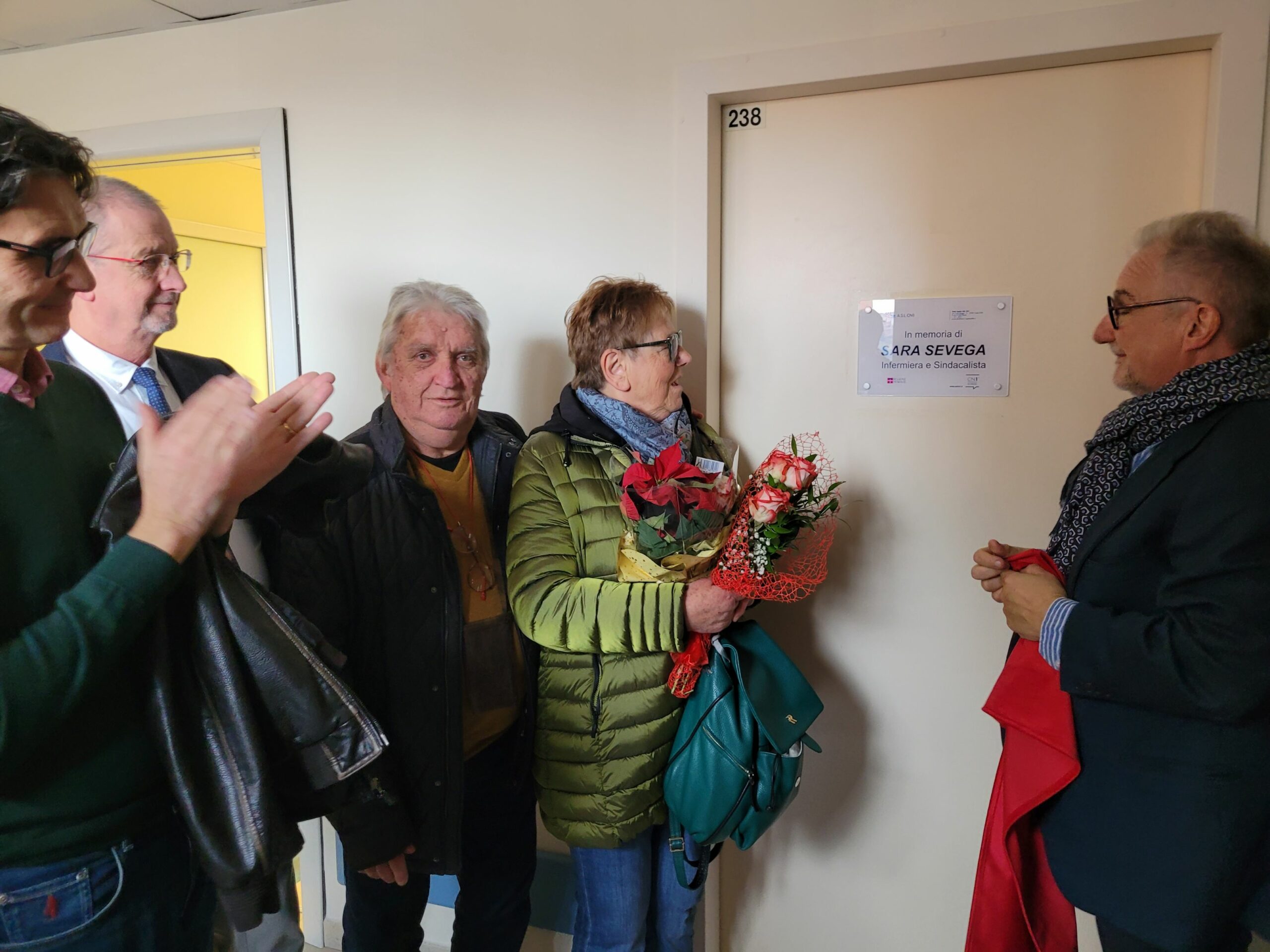 Targa in ricordo di Sara Sevega