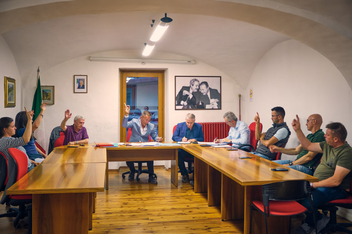 consiglio comunale a Crissolo