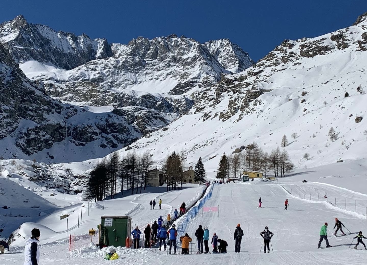 Crissolo - Il tapis roulant di Pian della Regina