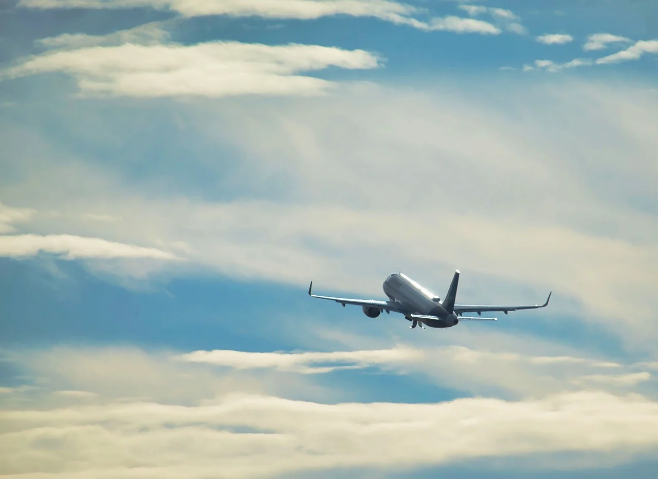 Aereo in volo