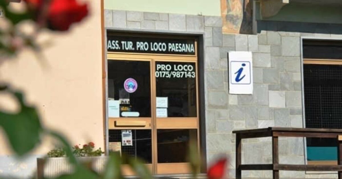 la sede della Pro Loco a Paesana