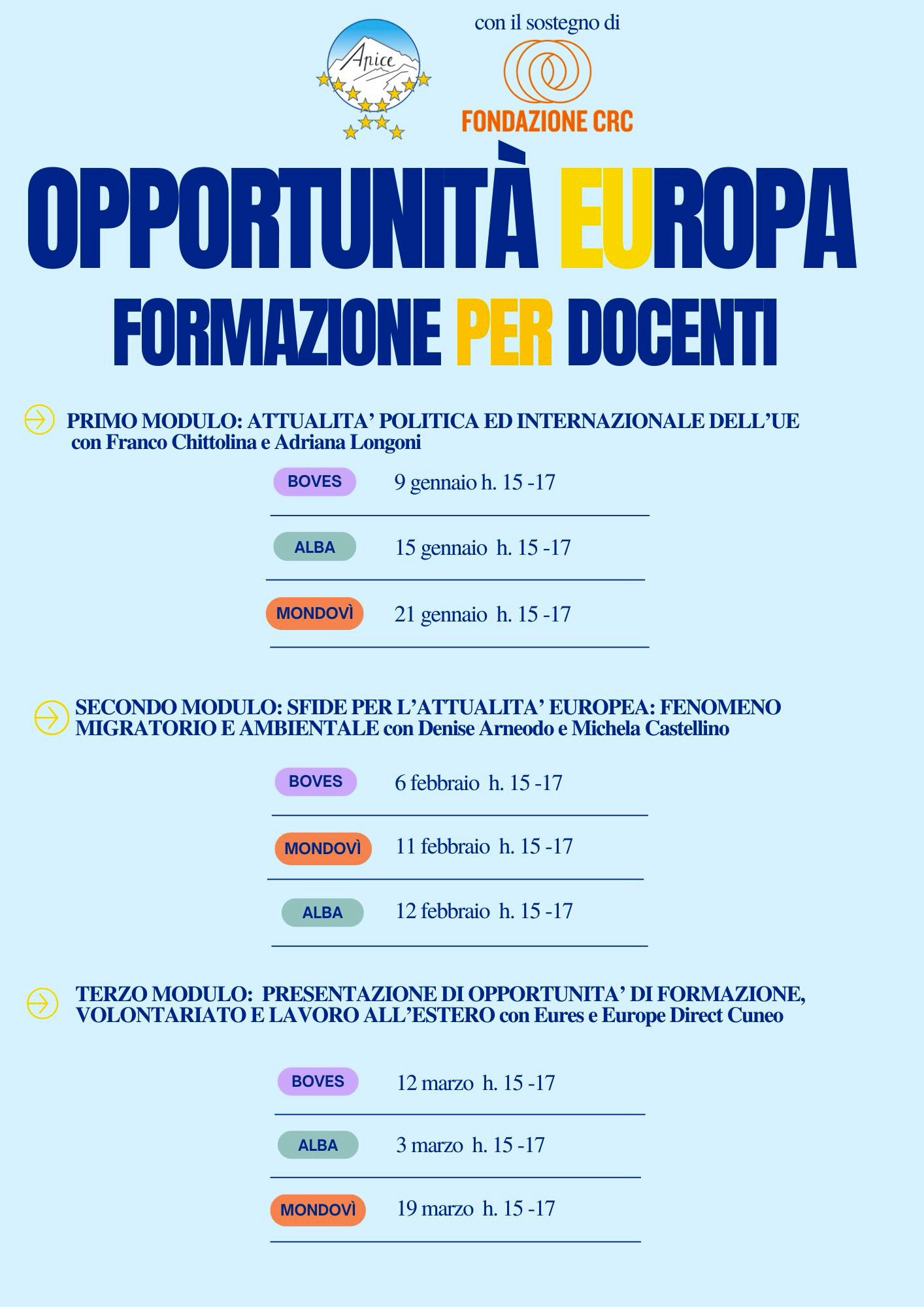 Opportunità Europa - 1