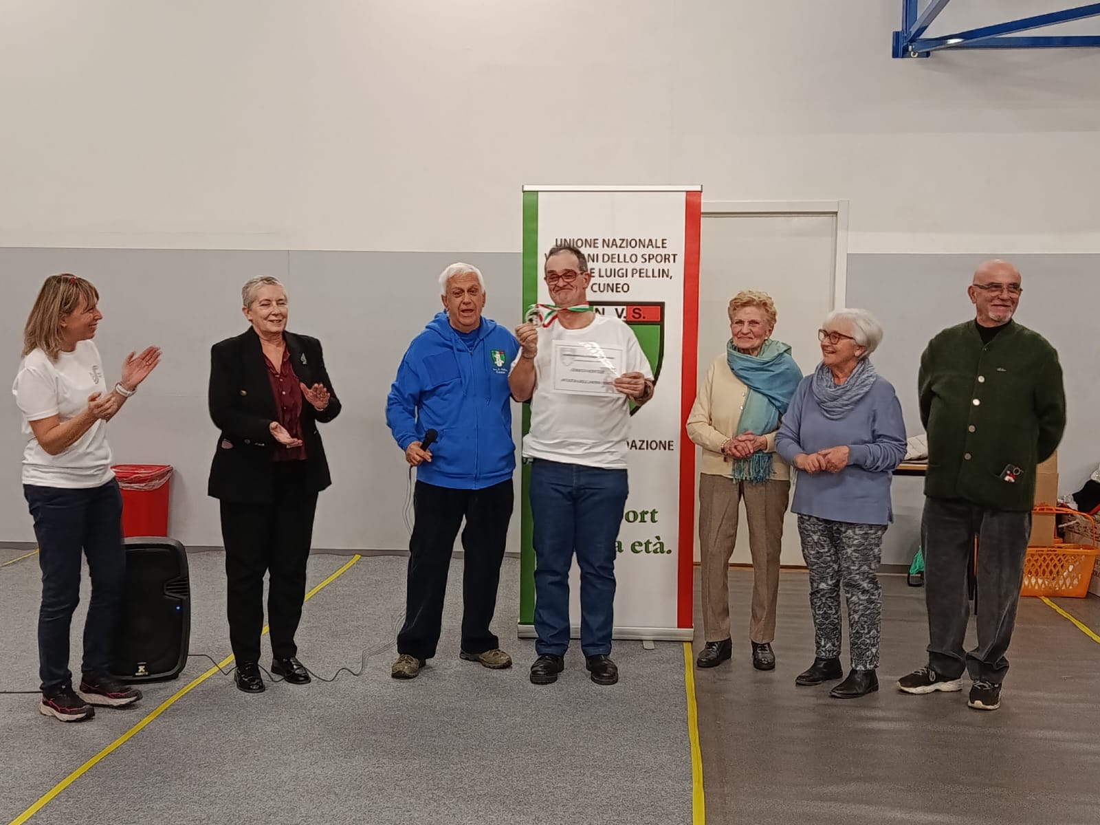 consegna premio atleta dell'anno Unvs