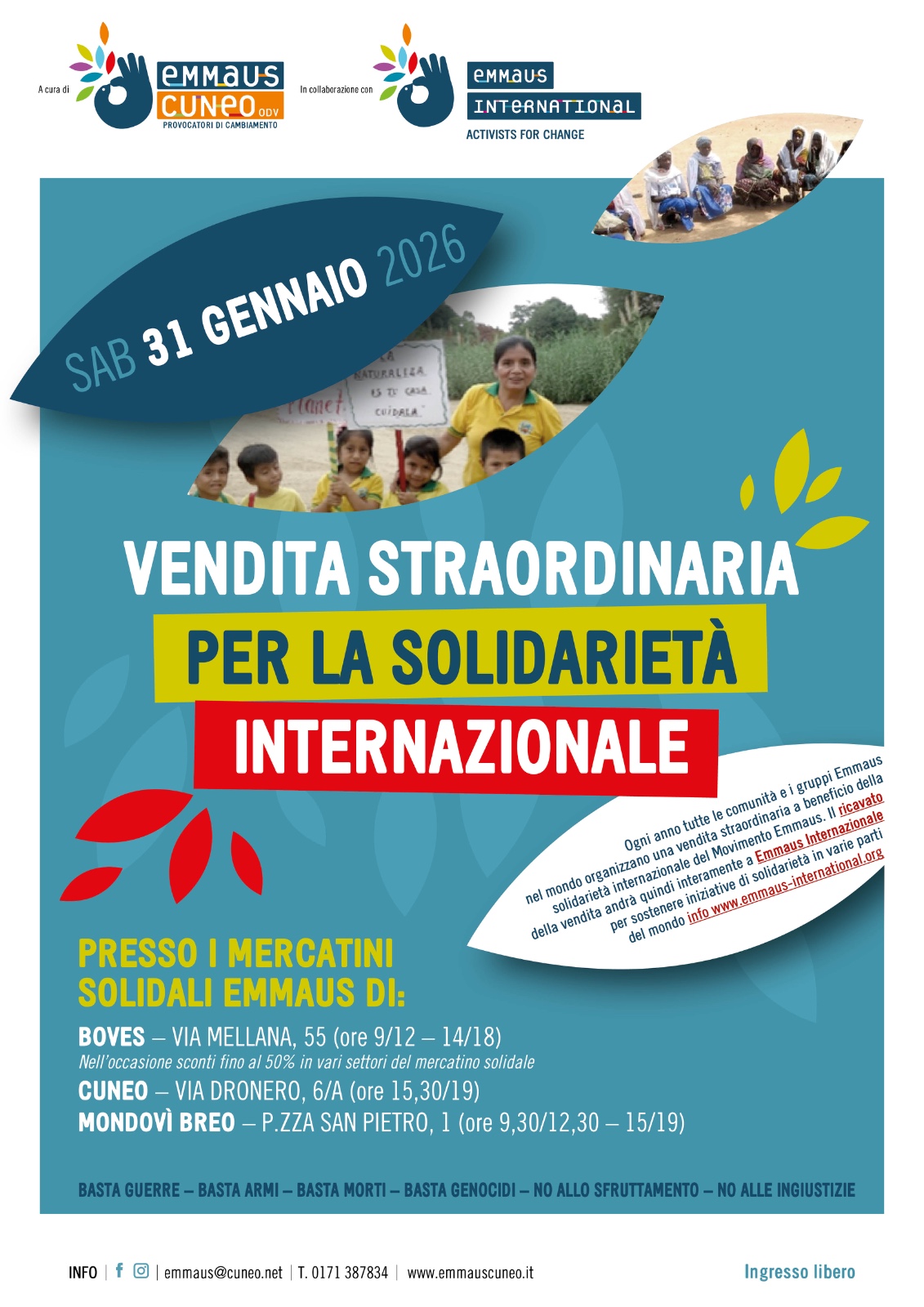 vendita straordinaria Emmaus