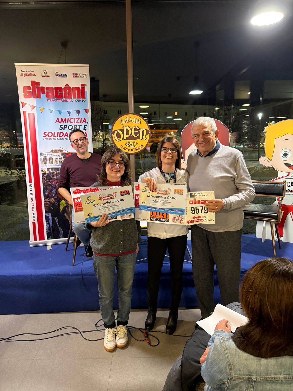 premiazione lotteria "Camminaevinci"