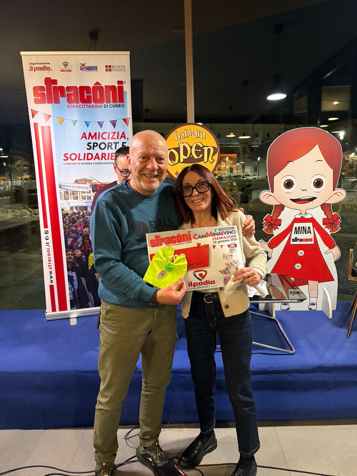 premiazione lotteria "Camminaevinci"