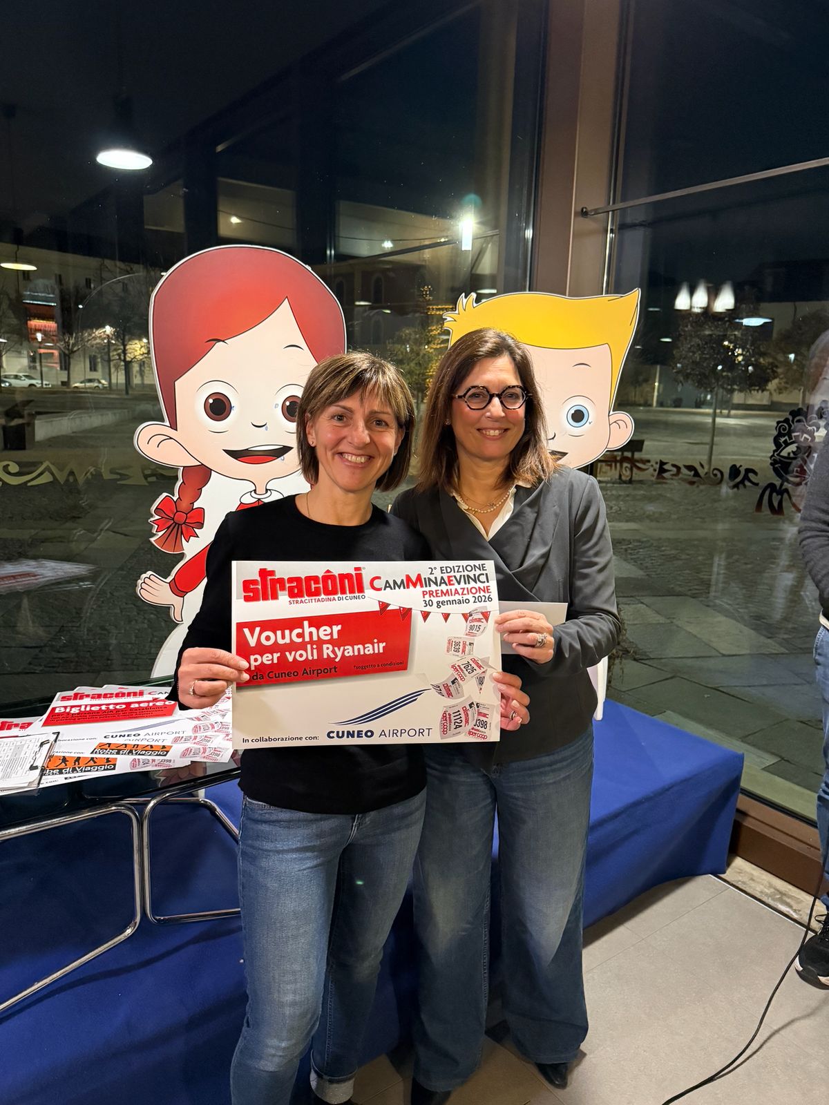 premiazione lotteria "Camminaevinci"