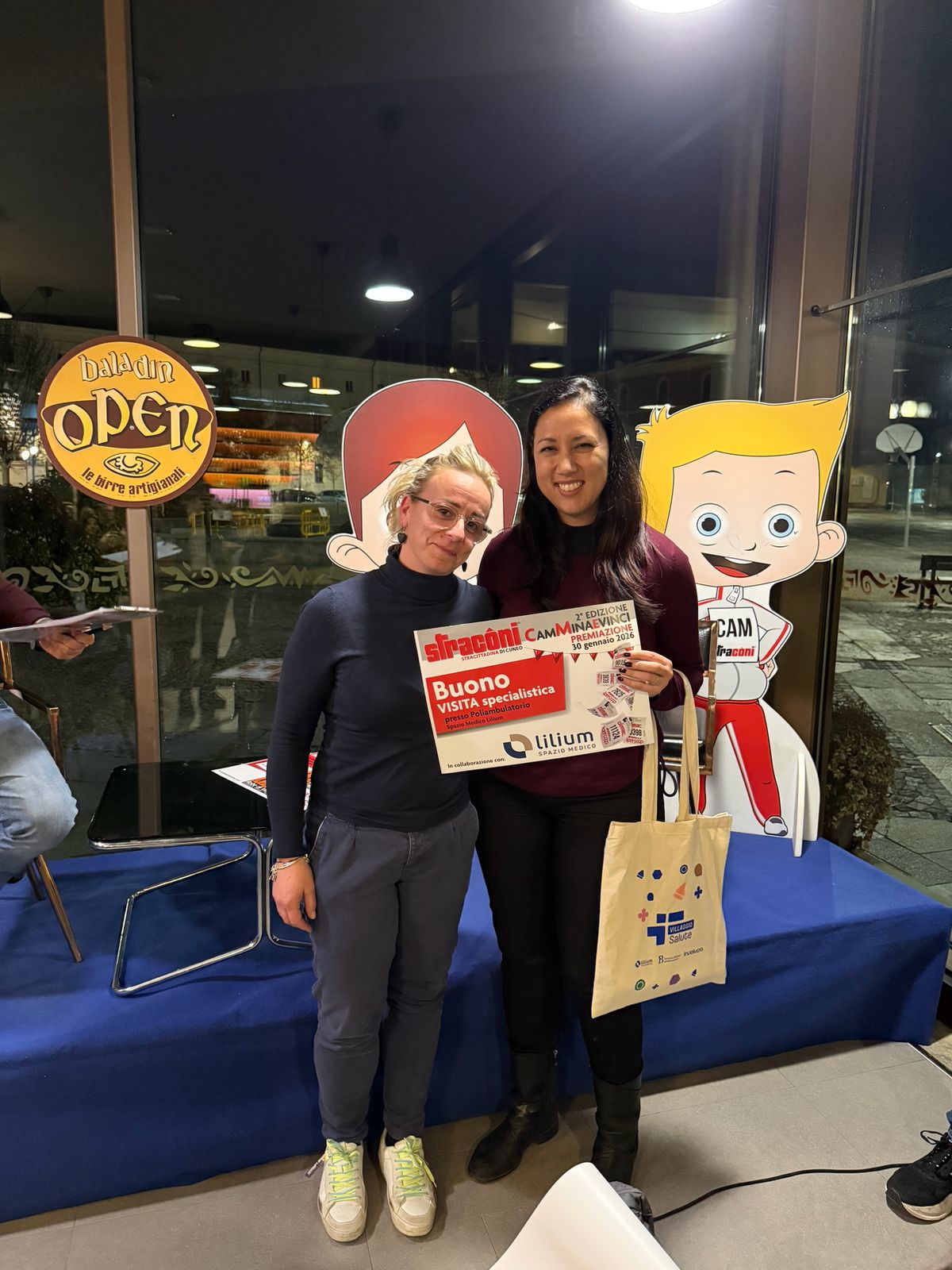 premiazione lotteria "Camminaevinci"