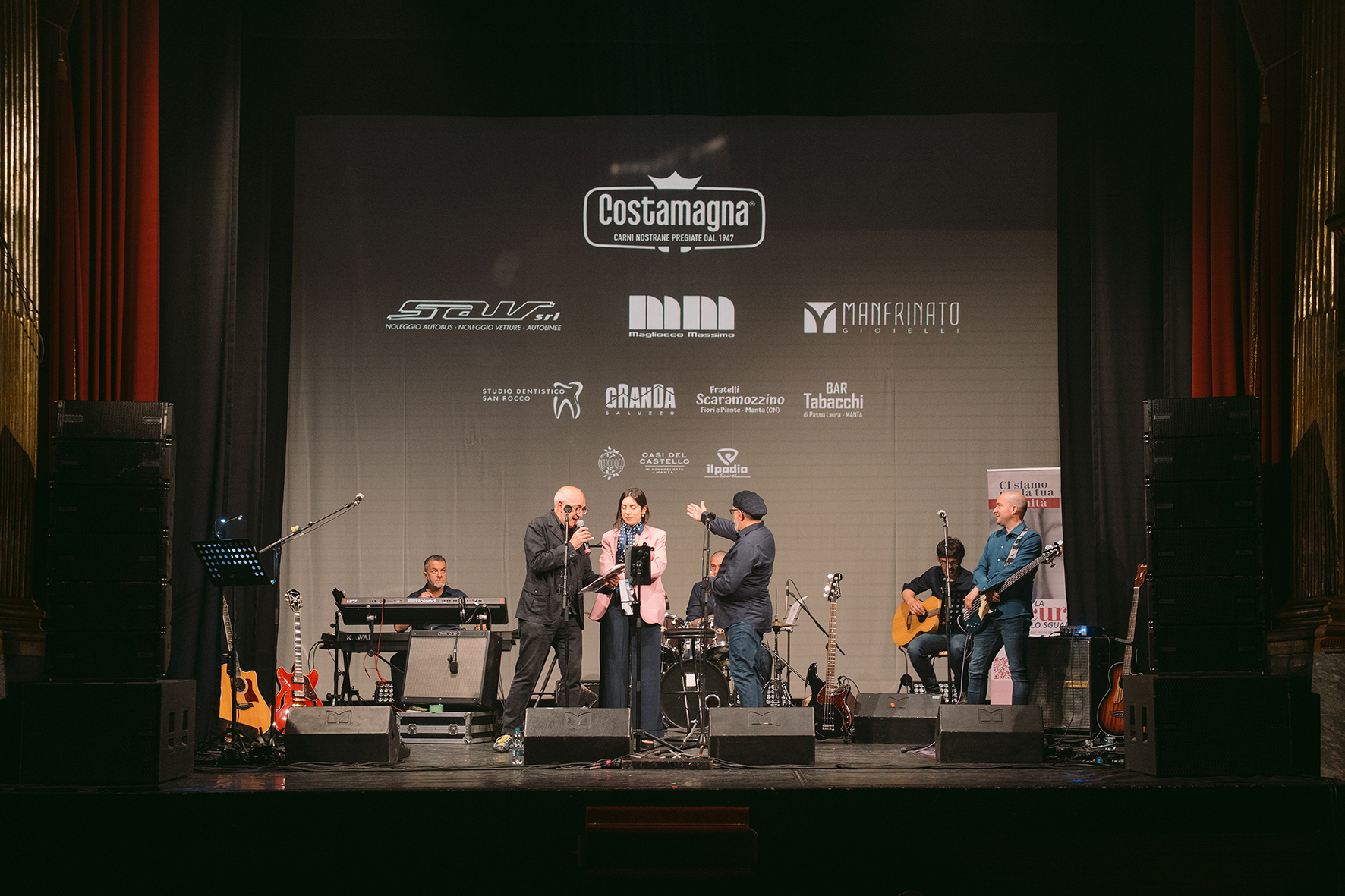 Concerto Firme d'Autore al Toselli di Cuneo
