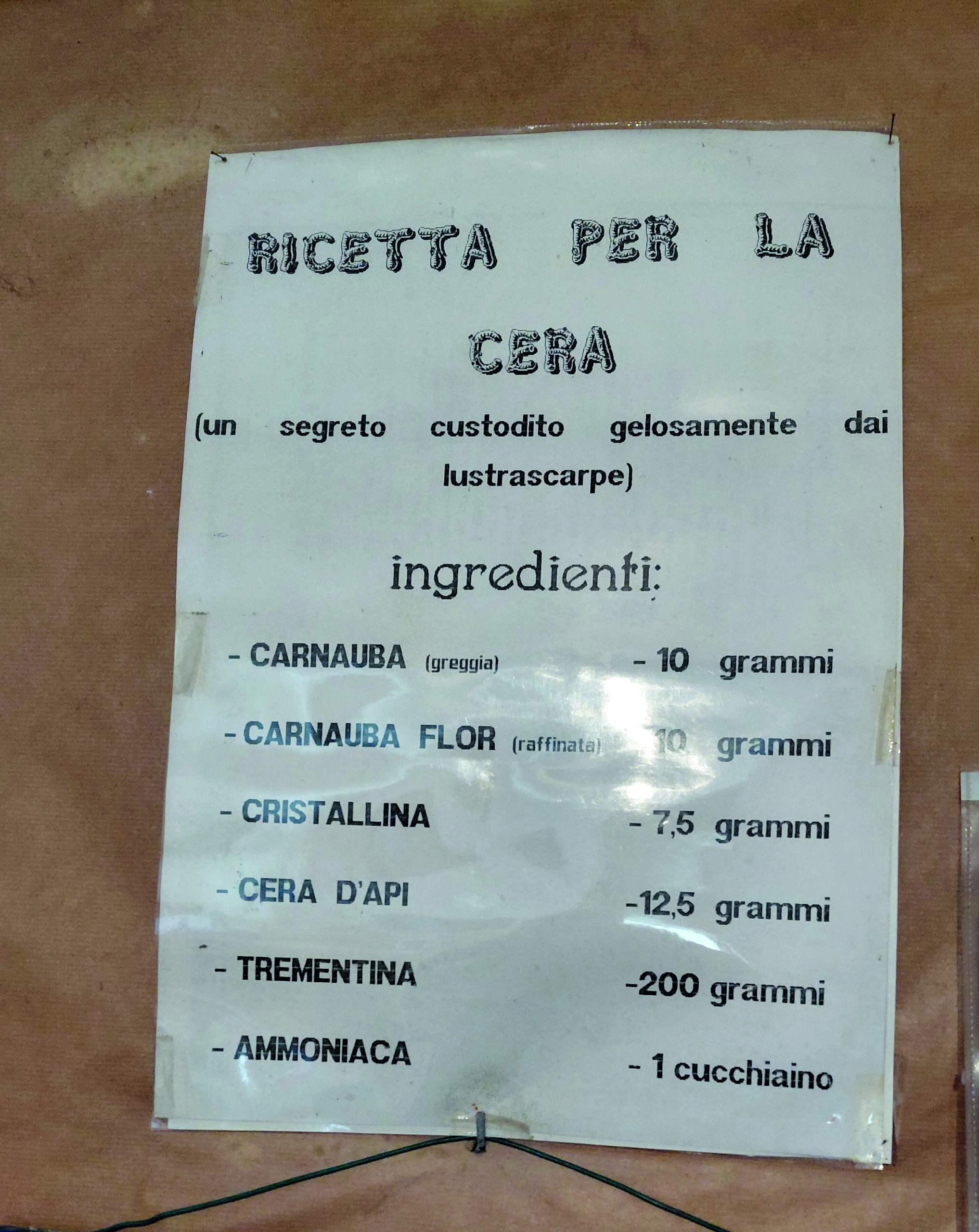Sergio Donadio, l'ultimo lustascarpe