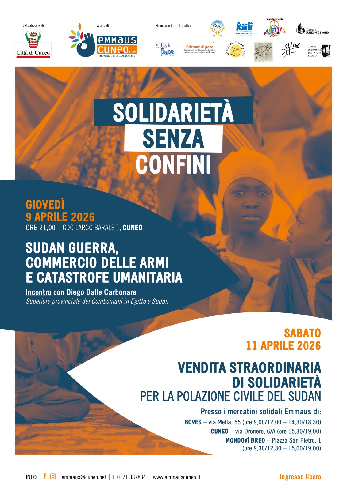 locandina Emmaus per il Sudan