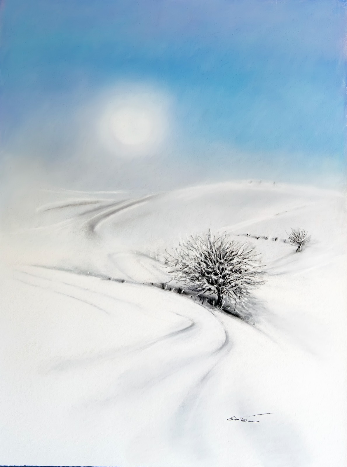 Teresita Terreno - Paesaggio innevato