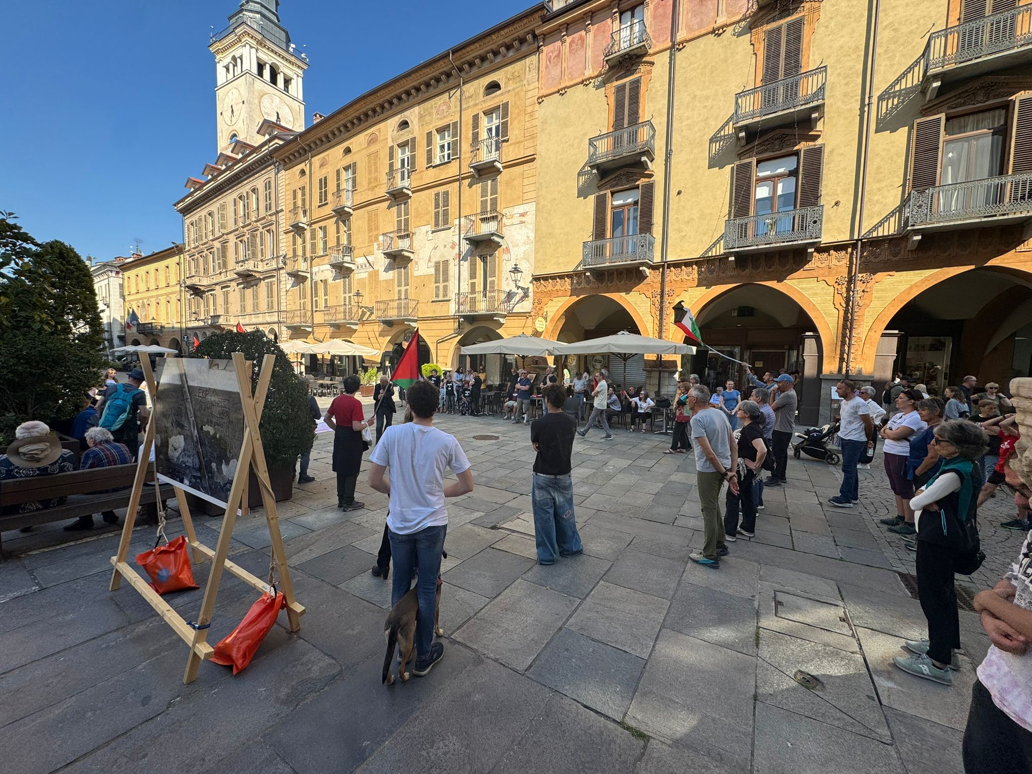 Presidio per Flotilla e Palestina a Cuneo