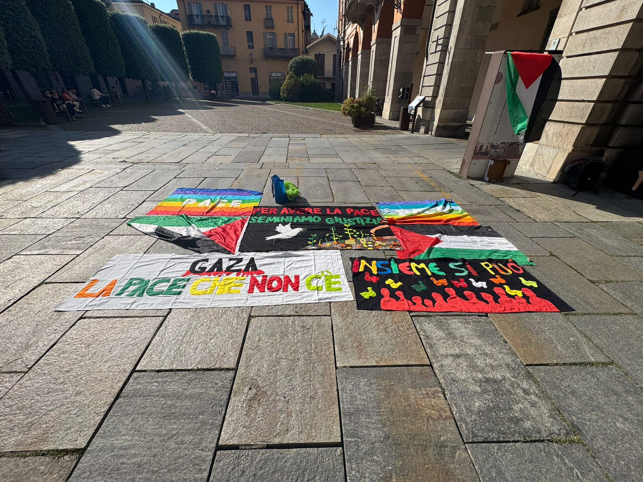 Presidio per Flotilla e Palestina a Cuneo