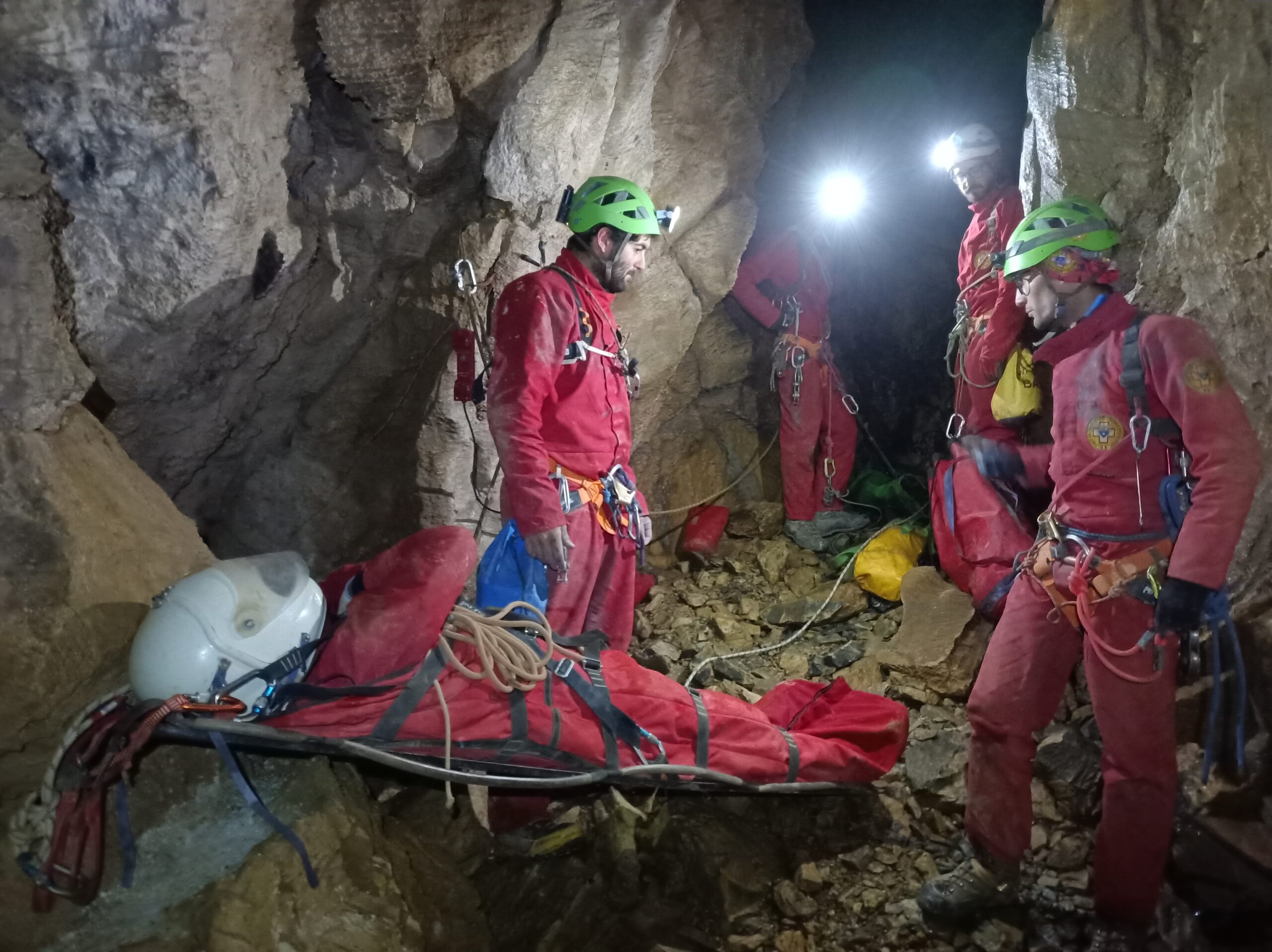 Esercitazione Soccorso Speleologico