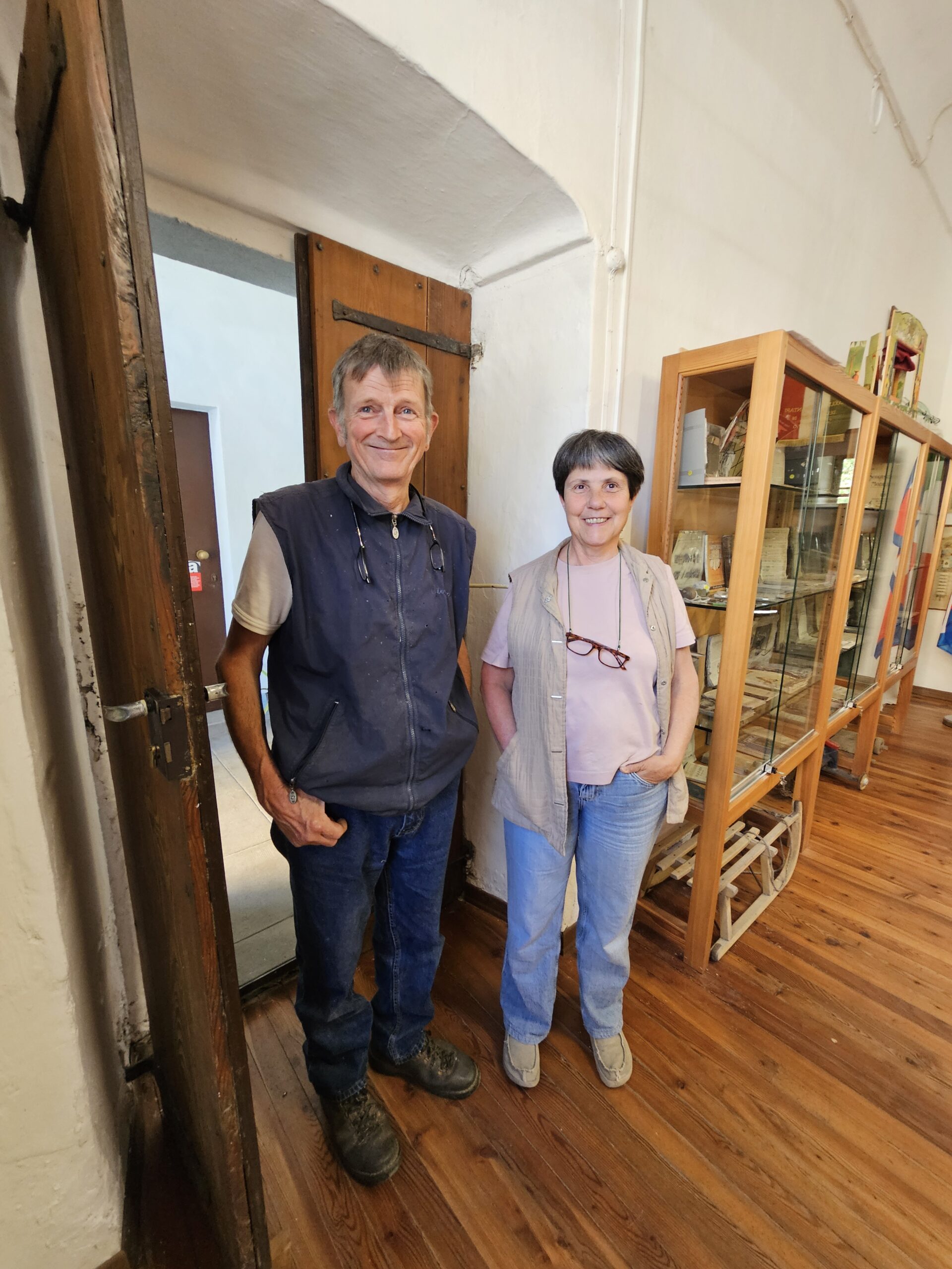 Il vicesindaco Antonio Leinardi e Roberta Bottero